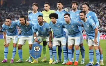  ?? ?? Manchester City look set to benefit from title rivals losing players to Afcon and Asia Cup