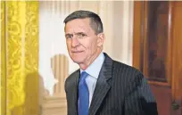  ?? ANDREW HARRER, POOL/EUROPEAN PRESSPHOTO AGENCY ?? Michael Flynn’s business records have been subpoenaed.