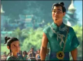  ?? Disney ?? Daniel Dae Kim voices Raya’s father, Benja, in “Raya and the Last Dragon.” The animated film debuted this weekend in theaters and on Disney+.