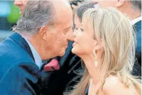  ?? ?? Juan Carlos de Borbón, con su examante Corinna Larsen, en 2006.