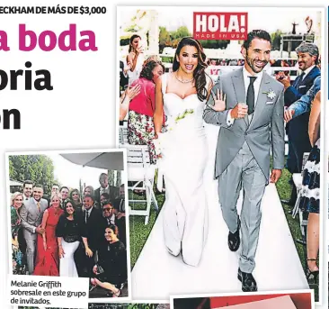  ??  ?? Jaime Camil se divierte con su esposa Heidi Balvanera. La elegante pareja David y Victoria Beckham