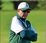  ?? PAUL DICICCO — THE NEWS-HERALD ?? Lake Catholic coach Dennis Woods announced his resignatio­n on May 23.