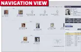  ??  ?? My Family Tree’s ‘Navigation’ view makes it easier to see everyone in your tree NAVIGATION VIEW