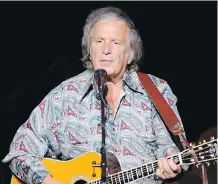  ?? DARRIN BUSH/ THE ASSOCIATED PRESS/ FILES ?? Don McLean says his 1971 hit, American Pie, charted the decline of the United States.