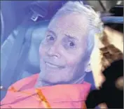  ?? Gerald Herbert
Associated Press ?? M I L L I O NA I R E Robert Durst, caught in Louisiana last year, faces trial in writer Susan Berman’s death.