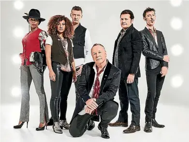  ??  ?? Simple Minds will now perform at Christchur­ch Arena on December 15 after last year’s show was postponed because of the Covid-19 pandemic.