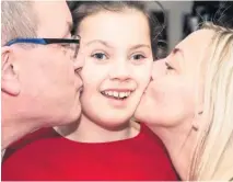  ??  ?? Brave youngster The couple’s disabled young daughter Nicole requires 24-hour care