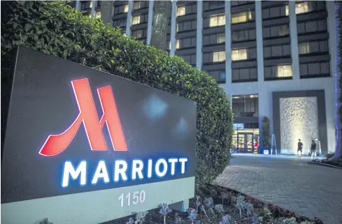  ?? BLOOMBERG ?? Marriott Internatio­nal Inc’s staff reductions include everyone from general managers to housekeepe­rs.