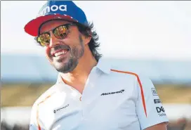  ?? FOTO: MCLAREN ?? Fernando Alonso No renovó como embajador del equipo Mclaren de F1