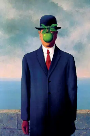  ??  ?? Olio su tela René Magritte, «Il figlio dell’uomo» (1964), collezione privata