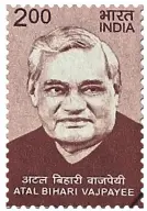  ?? ?? ATAL BIHARI VAJPAYEE. This stamp was issued in December 2018. He is the only swayamseva­k to find mention in postal releases of non-bjp government­s.