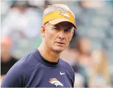  ?? THE ASSOCIATED PRESS/FILES ?? Mike McCoy has been fired twice this year: first by the San Diego Chargers, where he served as head coach for four years, and on Monday, as the offensive co-ordinator for the Denver Broncos.
