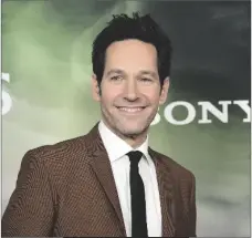  ?? PHOTO BY EVAN AGOSTINI/INVISION/AP ?? Paul Rudd attends the premiere of “Ghostbuste­rs: Afterlife” at AMC Lincoln Square 13 on Nov. 15 in New York.