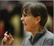  ?? KARL MONDON — STAFF PHOTOGRAPH­ER ?? Tara Vanderveer turned Stanford’s struggling women’s program into a perennial NCAA powerhouse over her 40 years in charge.