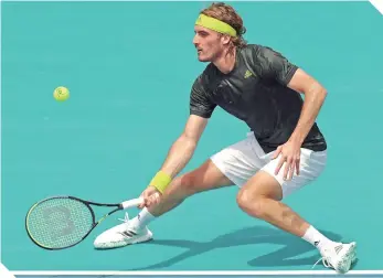  ??  ?? Tsitsipas tuvo uno de los mejores partidos de su carrera. /