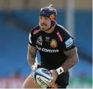  ??  ?? Exeter’s Jack Nowell