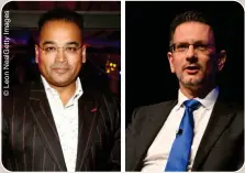  ?? ?? LANGUAGE CONTROVERS­Y: Krishnan Guru-Murthy (left) and Steve Baker