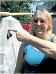  ?? KRIS DUBE/SPECIAL TO POSTMEDIA NEWS ?? Crystal Beach resident Brenda Arndt will be at Ridgeway Farmers Market on Saturday to share her love and knowledge of monarch butterflie­s.