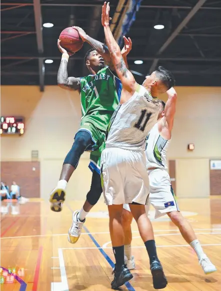  ??  ?? Gold Coast star Torrey Craig was strong at the weekend before being benched after his four fouls. Picture: SCOTT BELZNER TERRY WILSON