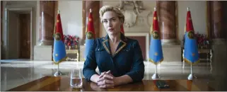  ?? COURTESY OF HBO ?? Kate Winslet plays a chaotic autocrat who dictates the truth to her followers in HBO’S “The Regime.”
