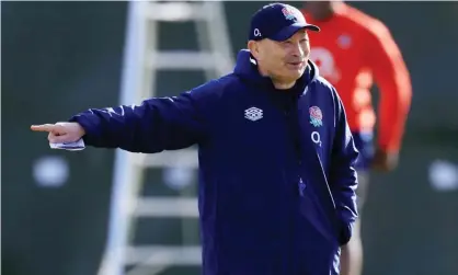  ?? Photograph: Adam Davy/Reuters ?? Eddie Jones pictured at England training in March.