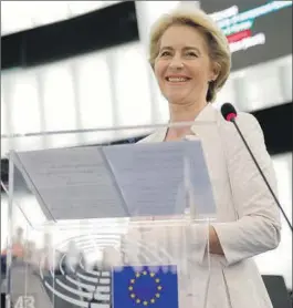  ?? REUTERS ?? Ursula von der Leyen, presidenta de la Comisión Europea.