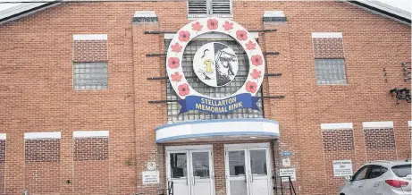  ?? FILE PHOTO ?? The Stellarton rink is in need of major repairs if it is to remain open.