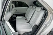  ??  ?? Rear seats recline, albeit not to the same extent as fronts