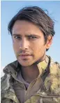  ??  ?? The new series will see Georgie on four different tours of duty while struggling to come to terms with the loss of Elvis Harte (played by Luke Pasqualino, right)