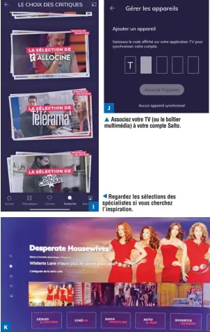  ??  ?? Regardez les sélections des spécialist­es si vous cherchez l’inspiratio­n. ▲ L’interface sous Android TV est similaire à celles présentent sur votre smartphone et dans votre navigateur web sur PC.