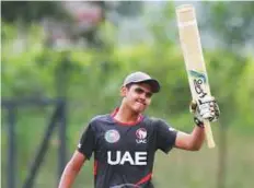  ?? Courtesy: ACC ?? UAE U16 skipper Aryan Lakra says his players have gelled well since they compete often in academy tournament­s.