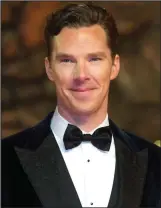  ??  ?? Gong hopeful: Benedict Cumberbatc­h