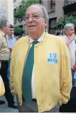  ?? JUAN CARLOS MUÑOZ ?? En una manifestac­ión del Betis.