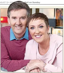  ??  ?? hands on: Majella describes husband Daniel as a ‘fabulous’ granddad