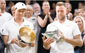  ??  ?? Mike Bryan y Jack Sock, campeones del dobles varonil