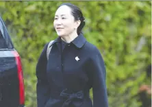  ?? JENNIFER GAUTHIER/ REUTERS ?? The B.C. Supreme Court is scheduled to rule today on whether the charges Huawei CFO Meng Wanzhou faces in the U.S. are crimes in Canada.