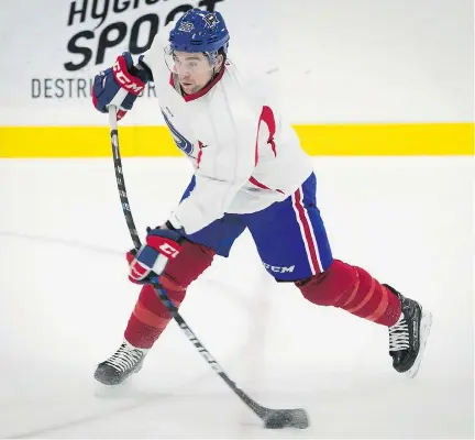  ?? PIERRE OBENDRAUF ?? The Laval Rocket’s Chris Terry admits it was frustratin­g not being called up by the Canadiens this season.