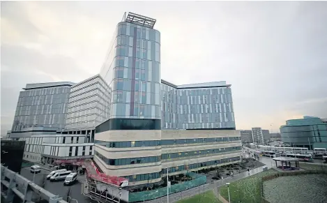  ?? Picture: PA. ?? Queen Elizabeth University Hospital in Glasgow.