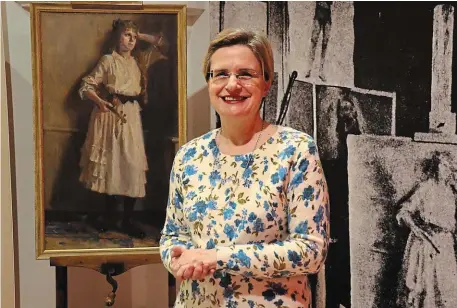  ?? | PHOTO : OUEST-FRANCE ?? Lucile Trunel, directrice de la bibliothèq­ue Forney, à Paris, où une exposition permettra de redécouvri­r l’oeuvre de l’artiste bretonne Jeanne Malivel à partir du mercredi 8 mars.