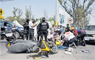  ?? CORTESÍA ?? Los motociclis­tas
viajaban en sentido contrario.