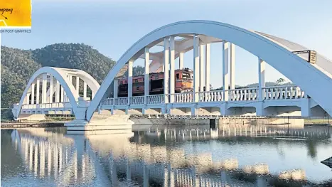  ??  ?? Saphan Khao Tha Chom Phu, or the White Bridge, is located in Ban Tha Chom Phu in Mae Tha district. If you take a train from Bangkok to Lamphun it will cross this bridge, which is a popular tourist attraction. The constructi­on began in 1918 to cross Tha...