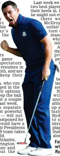  ?? GETTY IMAGES ?? Fair play: McIlroy will have his say on Ryder Cup
