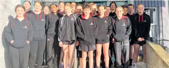  ?? Photo / Supplied ?? The CMK Stratford Flyers Squad attended the Bay of Plenty Short Course Champs.