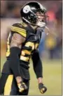  ?? KEITH SRAKOCIC — ASSOCIATED PRESS ?? Steelers cornerback Joe Haden celebrates during a win over the Patriots in Pittsburgh.