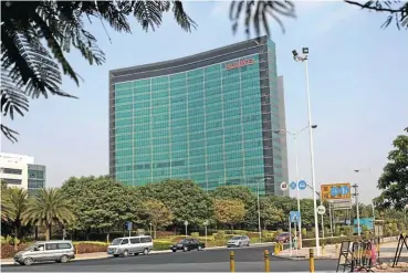  ?? Picture: Daniel Berehulak/Getty Images ?? The Huawei building in Shenzhen, China, is the home of the Shenzhen Stock Exchange and is the headquarte­rs of numerous technology companies.