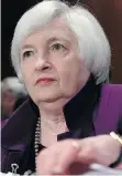  ?? SUSAN WALSH/THE ASSOCIATED PRESS ?? A sharp tightening of monetary policy ‘could be destructiv­e,’ U.S. Federal Reserve Chair Janet Yellen told lawmakers this month.