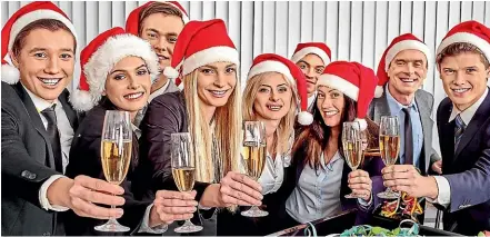 ??  ?? A well-planned Christmas party can make your staff feel like stars.