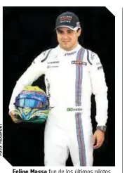  ?? ?? Felipe Massa fue de los últimos pilotos brasileños que ha sobresalid­o en F1.