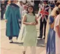  ?? FAMILY PHOTO ?? At middle school in Jeddah, Saudi Arabia, reporter Fatima Syed wears green to commemorat­e Pakistan’s independen­ce.