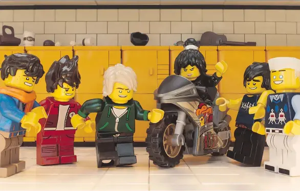  ?? WARNER BROS. PICTURES ?? The Lego franchise has taken a creative nosedive with its latest instalment, The Lego Ninjago Movie.